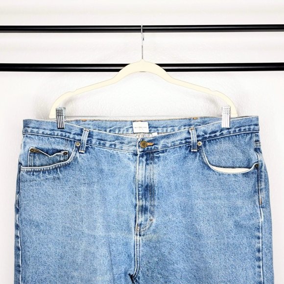 Calvin Klein CK Jeans Men's Vintage 90s Blue Denim Jean Shorts Size 42 - Picture 2 of 8